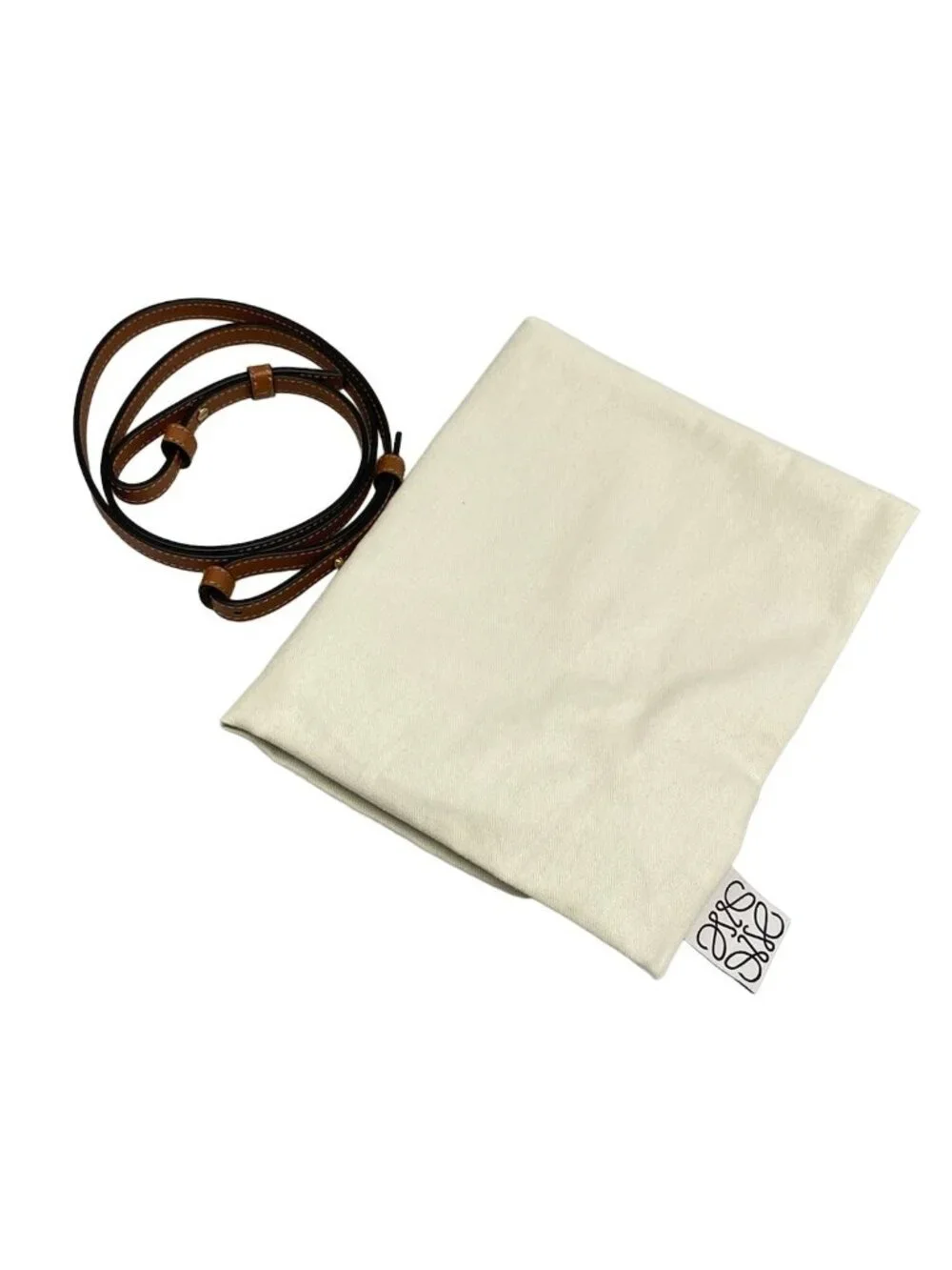 Loewe Tote Font Small Beige Black Dark Brown